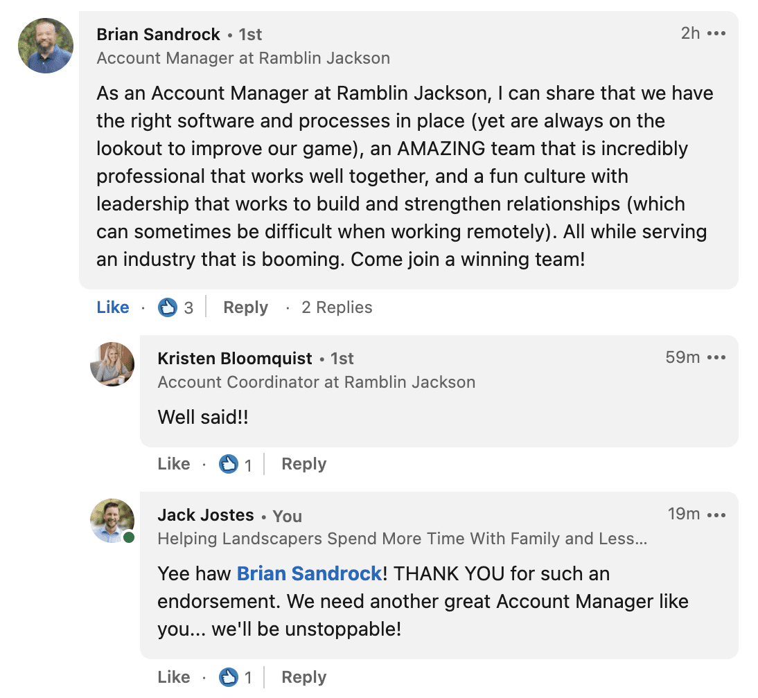 Account Manager LinkedIn Comments Account Manager LinkedIn Comments
