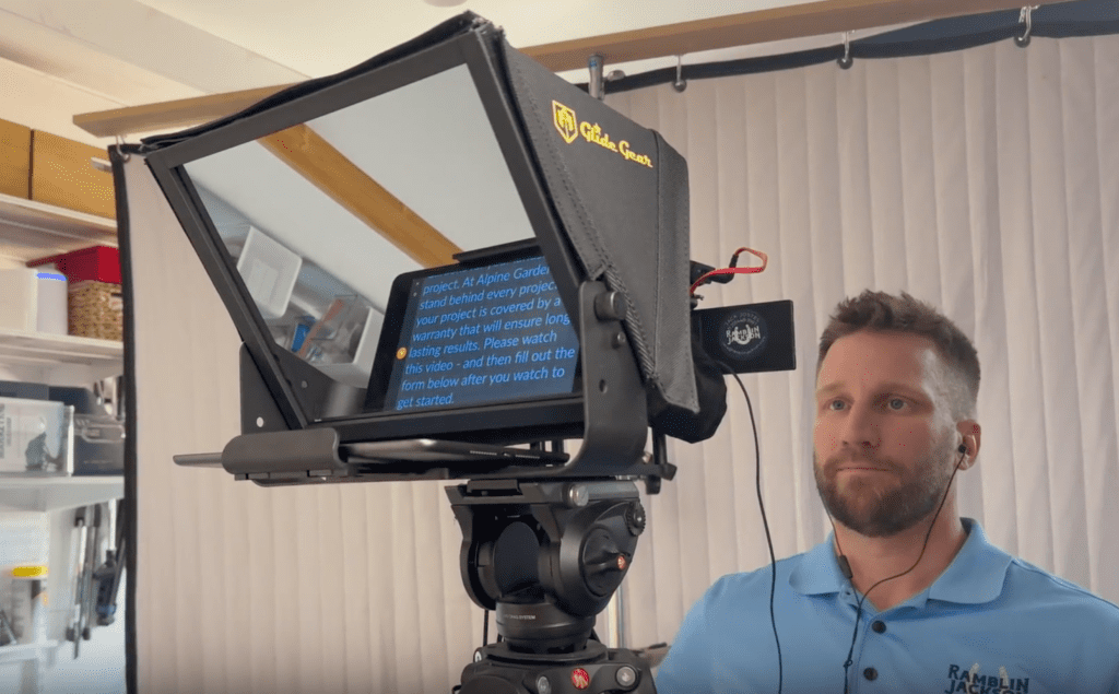 Jack teleprompter