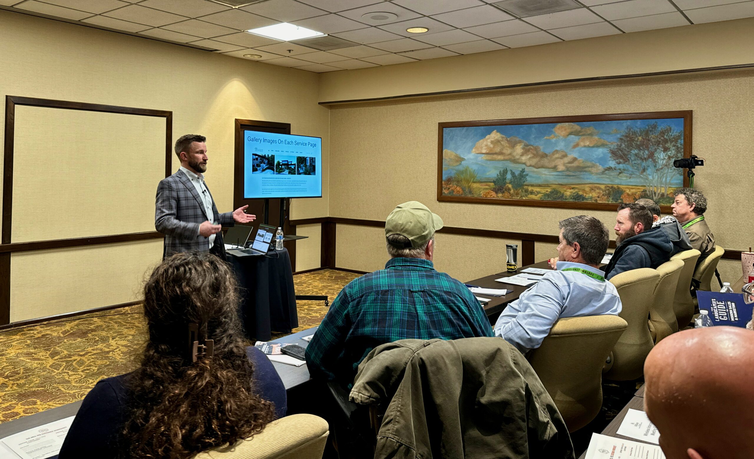 Jack Jostes 2025-01 TNLA Hort Forum Speaking To Audience